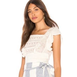 FREE PEOPLE LACE CROP brand new!!!